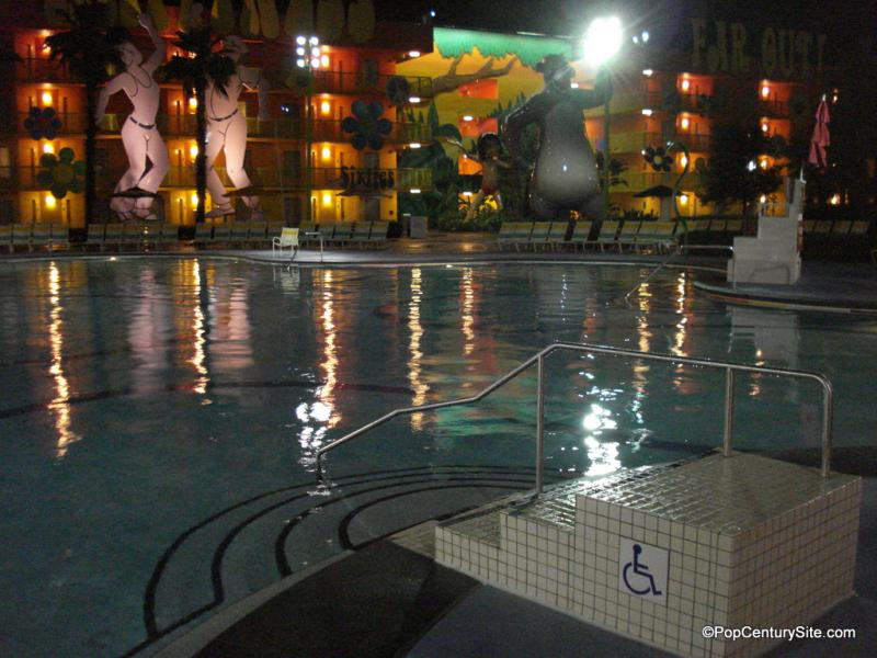 Hippy Dippy Pool Handicapped Accessible Area